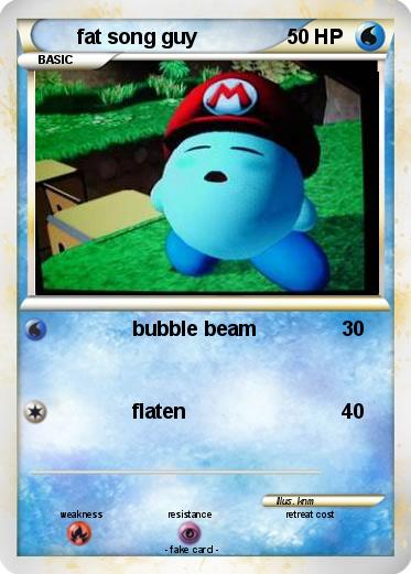 Pokemon fat song guy