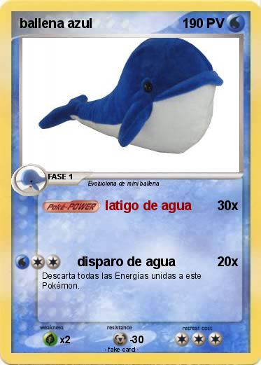 Pokemon ballena azul