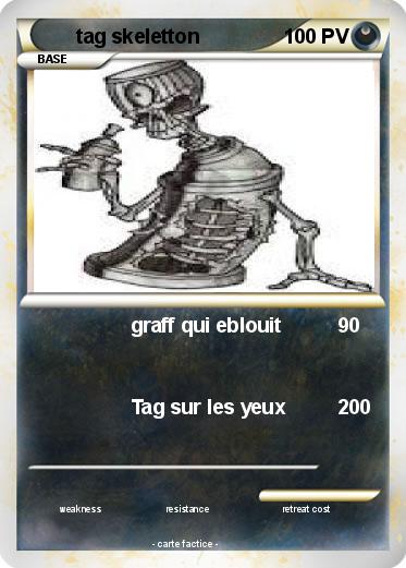 Pokemon tag skeletton