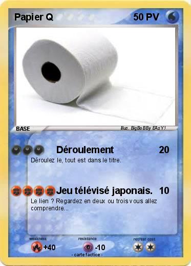 Pokemon Papier Q