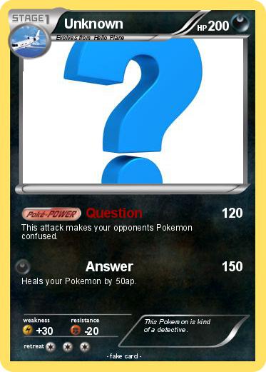 Pokemon Unknown