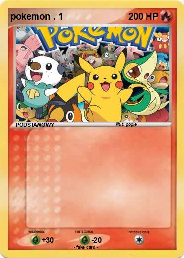 Pokemon pokemon . 1
