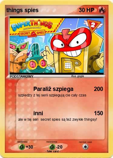 Pokemon things spies