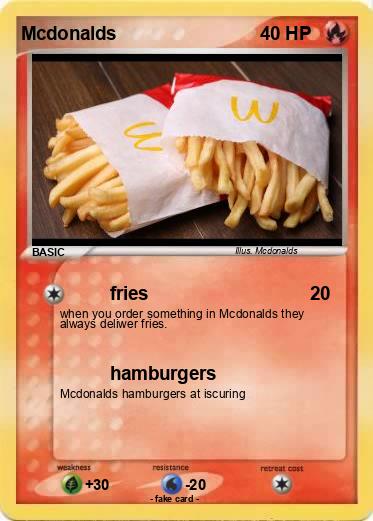 Pokemon Mcdonalds