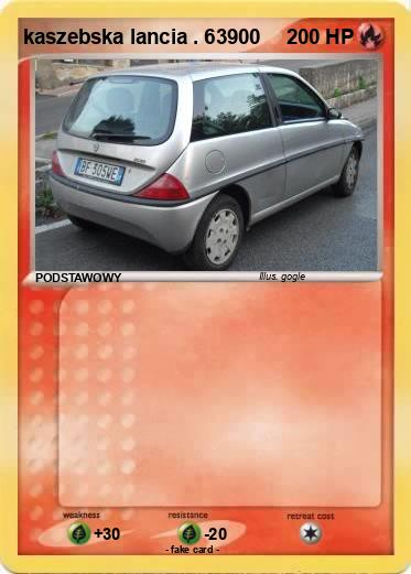 Pokemon kaszebska lancia . 63900