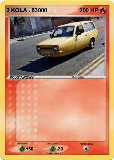 Pokemon 3 KOŁA . 63000