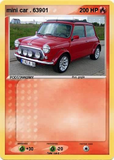 Pokemon mini car . 63901