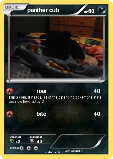 Pokemon panther cub