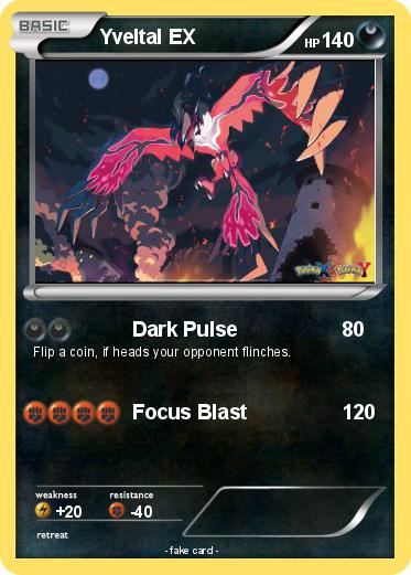 Pokemon Yveltal EX