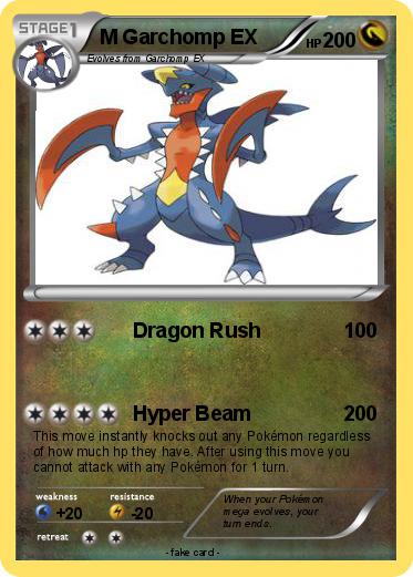 Pokemon M Garchomp EX