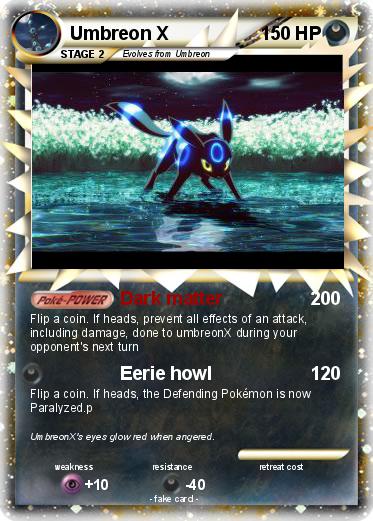 Pokemon Umbreon X