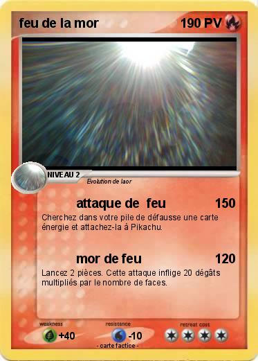 Pokemon feu de la mor