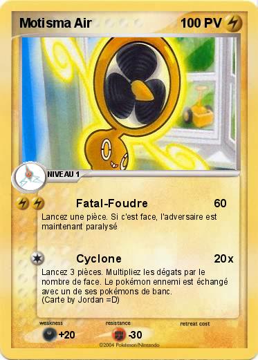 Pokemon Motisma Air 
