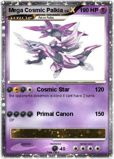 Pokemon Mega Cosmic Palkia