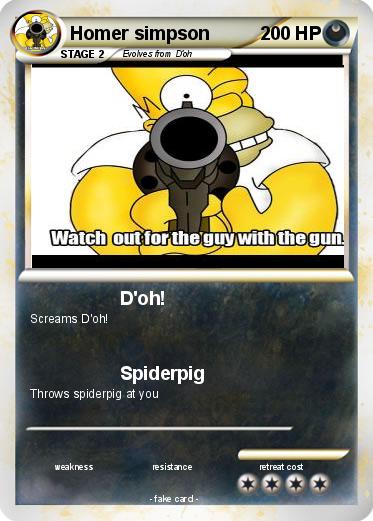 Pokemon Homer simpson