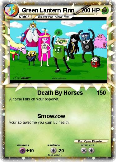 Pokemon Green Lantern Finn