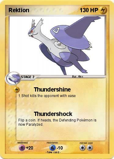 Pokemon Rektion