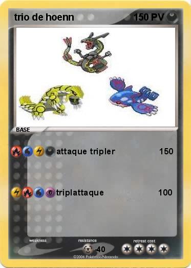 Pokemon trio de hoenn