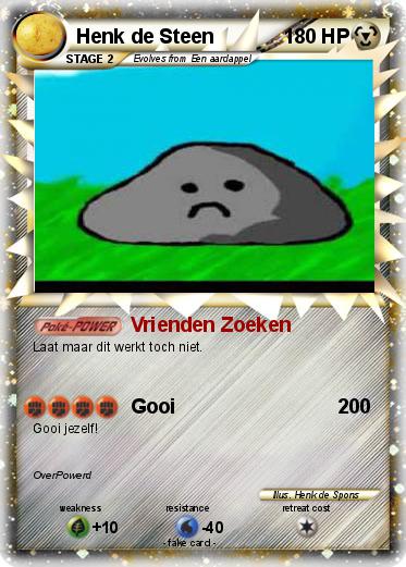 Pokemon Henk de Steen