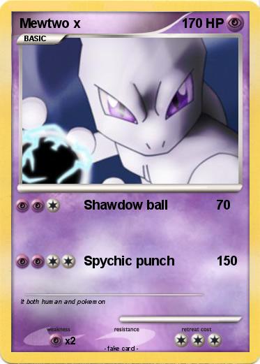 Pokemon Mewtwo x