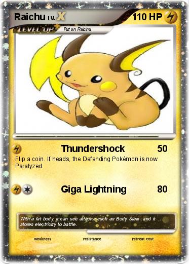 Pokemon Raichu