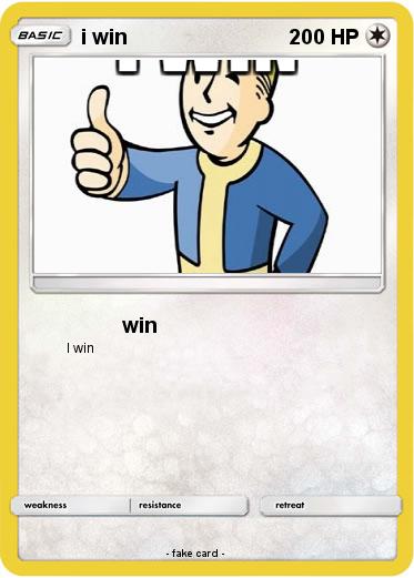 Pokemon i win