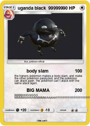 Pokemon uganda black  999999