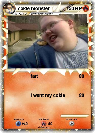 Pokemon cokie monster