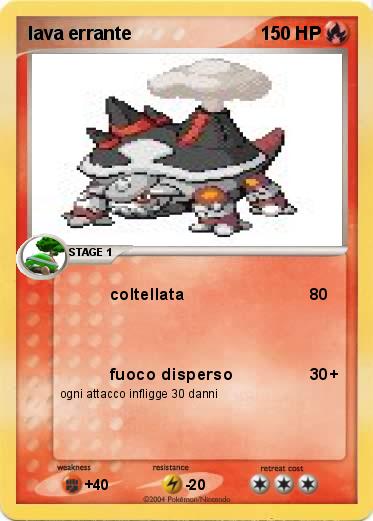 Pokemon lava errante