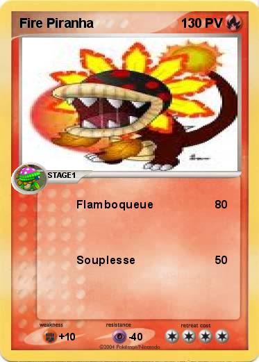 Pokemon Fire Piranha