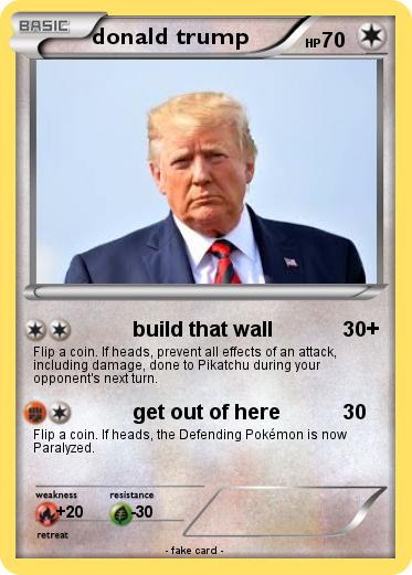 Pokemon donald trump
