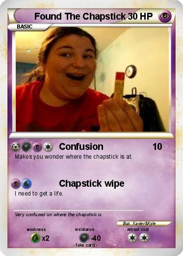 Pokemon Found The Chapstick
