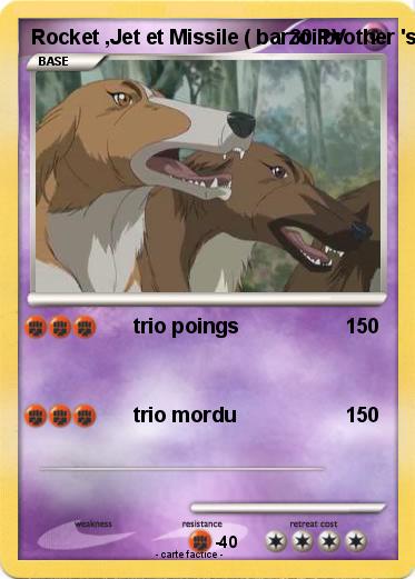 Pokemon Rocket ,Jet et Missile ( barzoi brother 's )