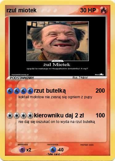 Pokemon rzul miotek