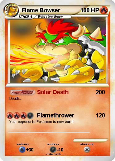 Pokemon Flame Bowser
