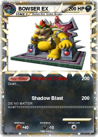 Pokemon BOWSER EX