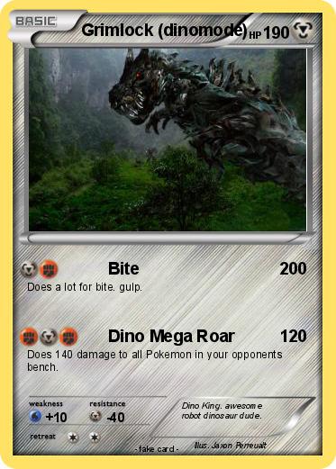 Pokemon Grimlock (dinomode)