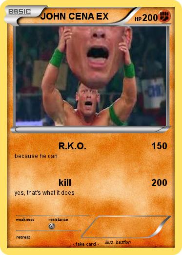 Pokemon JOHN CENA EX