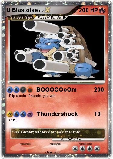 Pokemon U Blastoise