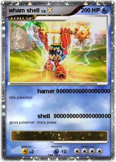 Pokemon wham shell