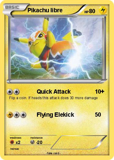 Pokemon Pikachu libre