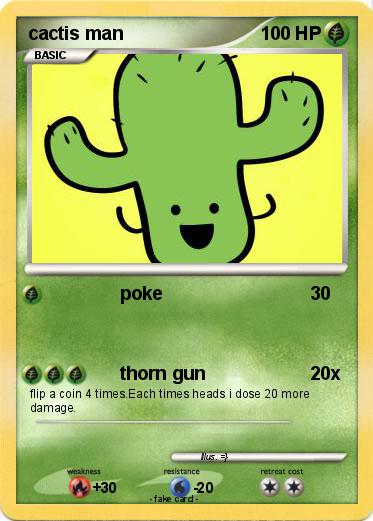Pokemon cactis man