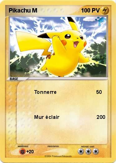 Pokemon Pikachu M