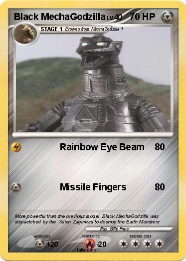 Pokemon Black MechaGodzilla