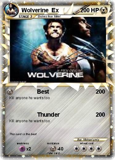 Pokemon Wolverine  Ex