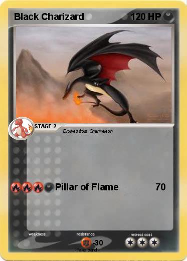 Pokemon Black Charizard