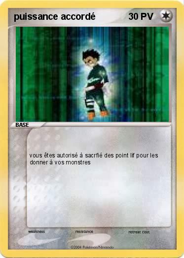 Pokemon puissance accordé