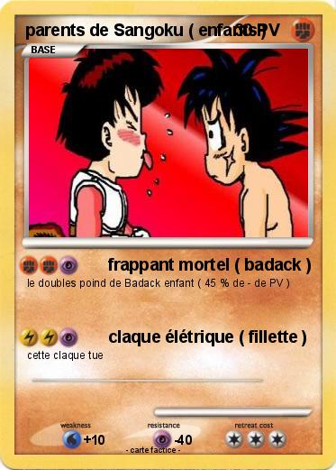 Pokemon parents de Sangoku ( enfants )