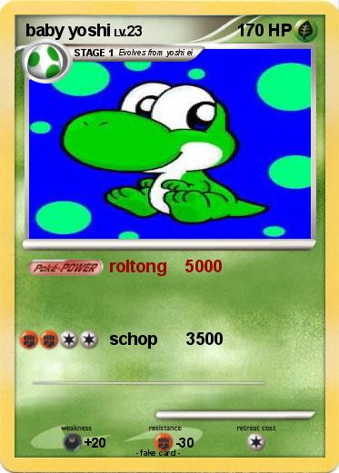 Pokemon baby yoshi