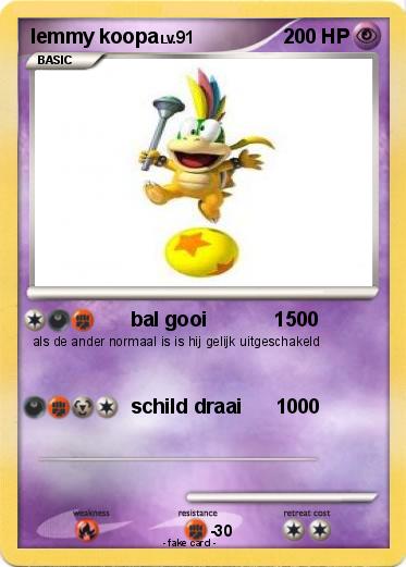 Pokemon lemmy koopa